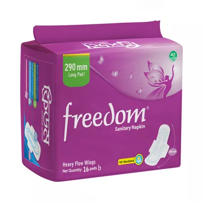 Freedom (16 pads Sanitary Napkin) সেনিটারী নেপকিন