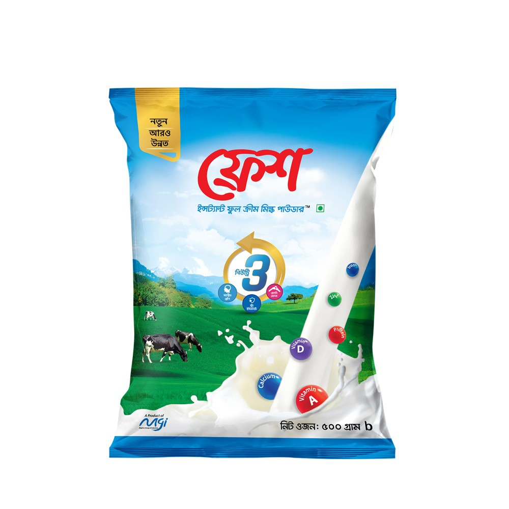 Fresh Powder Milk 500g গুঁড়া দুধ