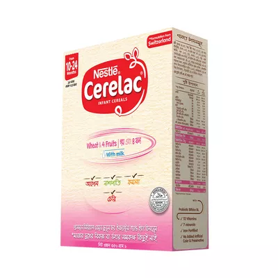 Cerelac Wheat & 4 Fruits (10 - 24 Months) 350g