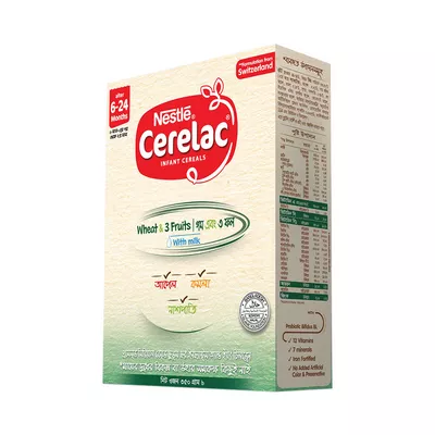 Cerelac Wheat & 3 Fruits (6-24 months) 350g