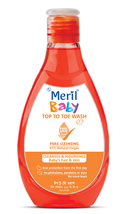 Meril Baby Top To Toe Wash 200ml বেবি ওয়াশ